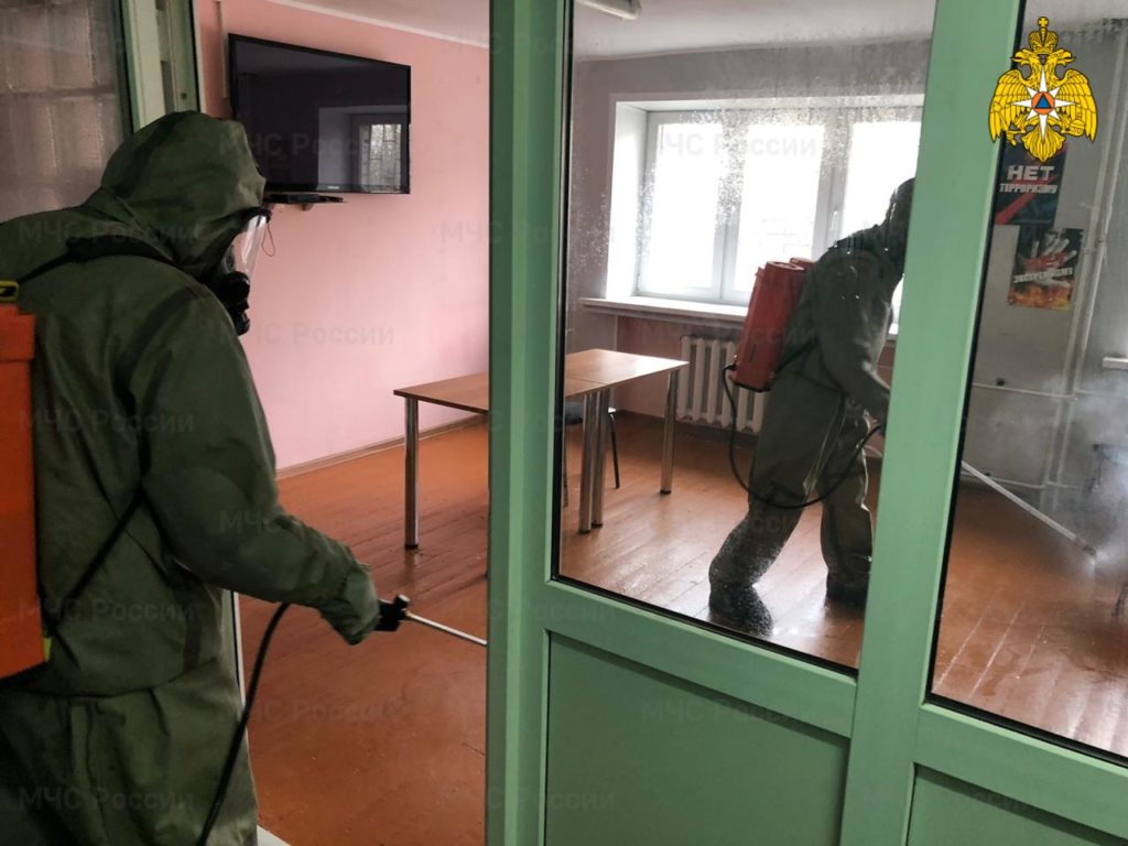 Общежитие Тверского колледжа культуры продезинфицировали от коронавируса