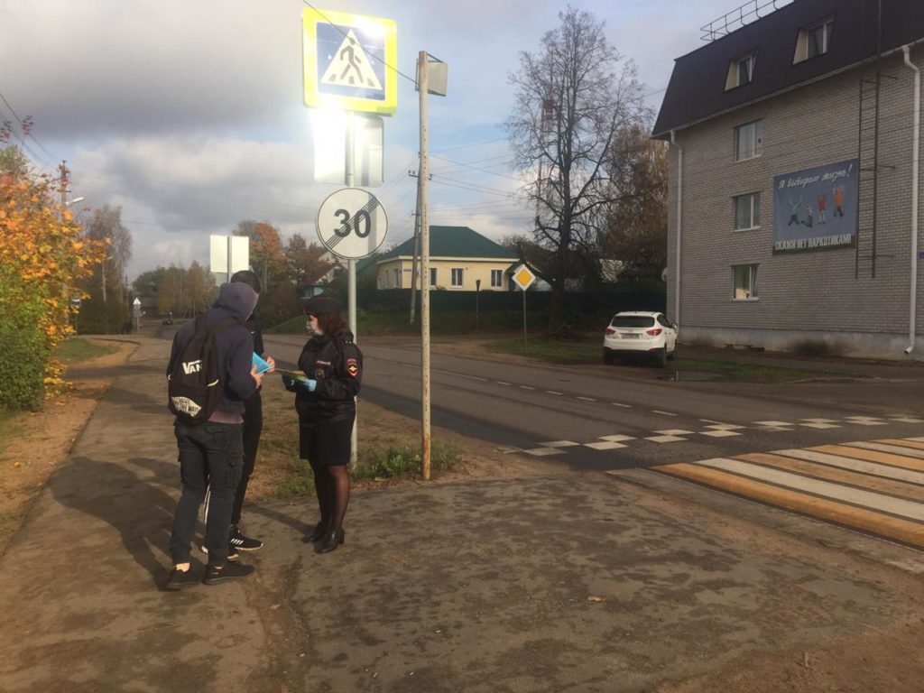В Западной Двине школьники «засветились» на дорогах