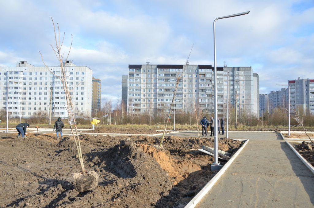 Новый сквер скоро откроют в микрорайоне Южный в Твери