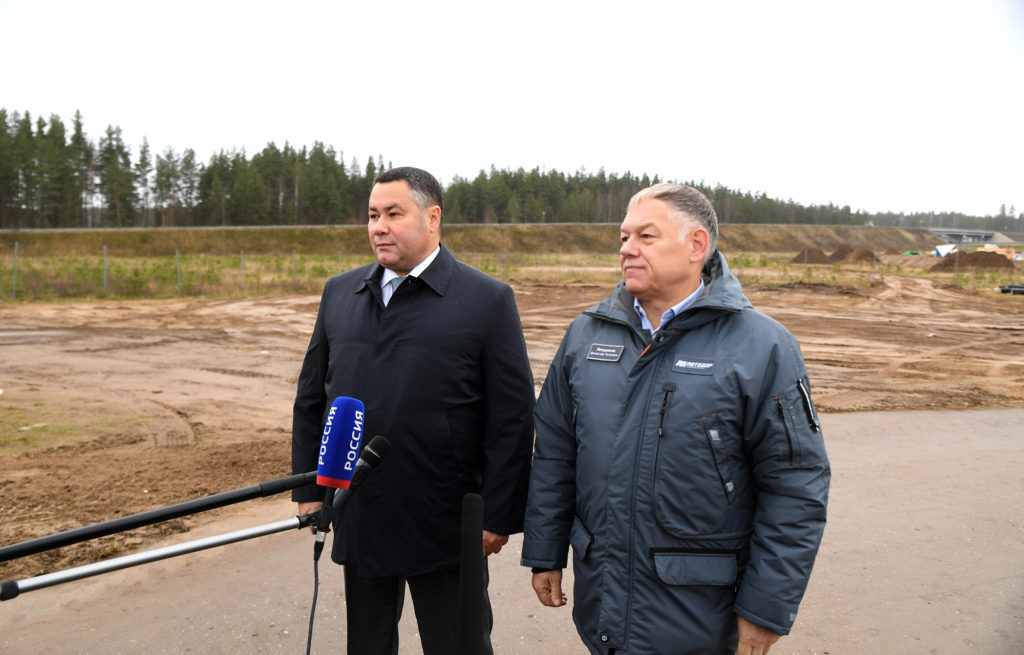 В Тверской области строят стратегическую автомобильную развязку на трассе М-11