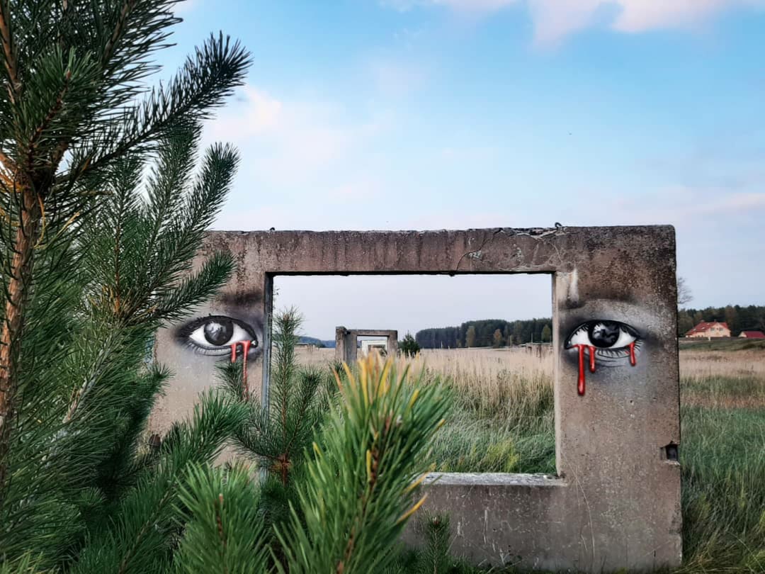 Появились новые граффити от тверской художницы Катерины Крутиловой