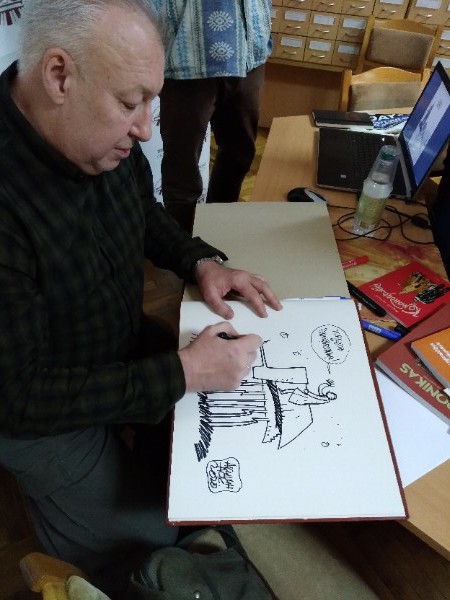 Московский художник встретился с тверскими любителями комиксов