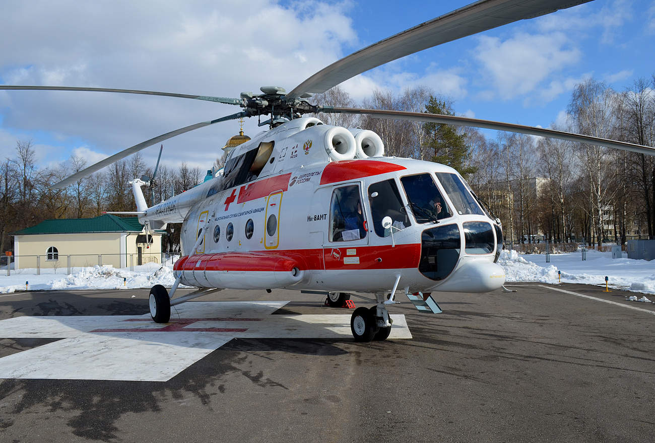 Силами тверской санавиации был спасен житель Вышневолоцкого района