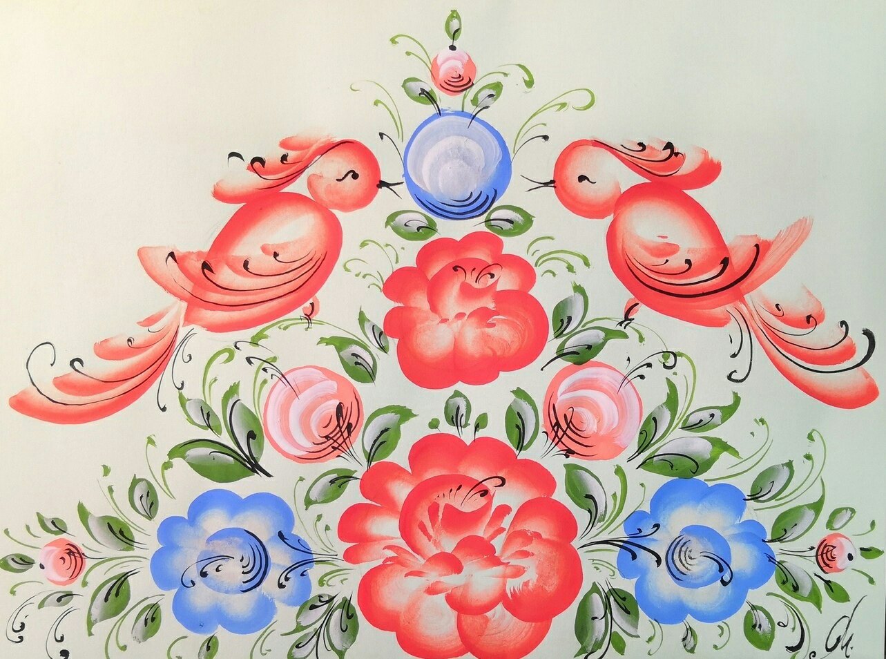 Жителей Твери научили уникальной технике росписи по дереву