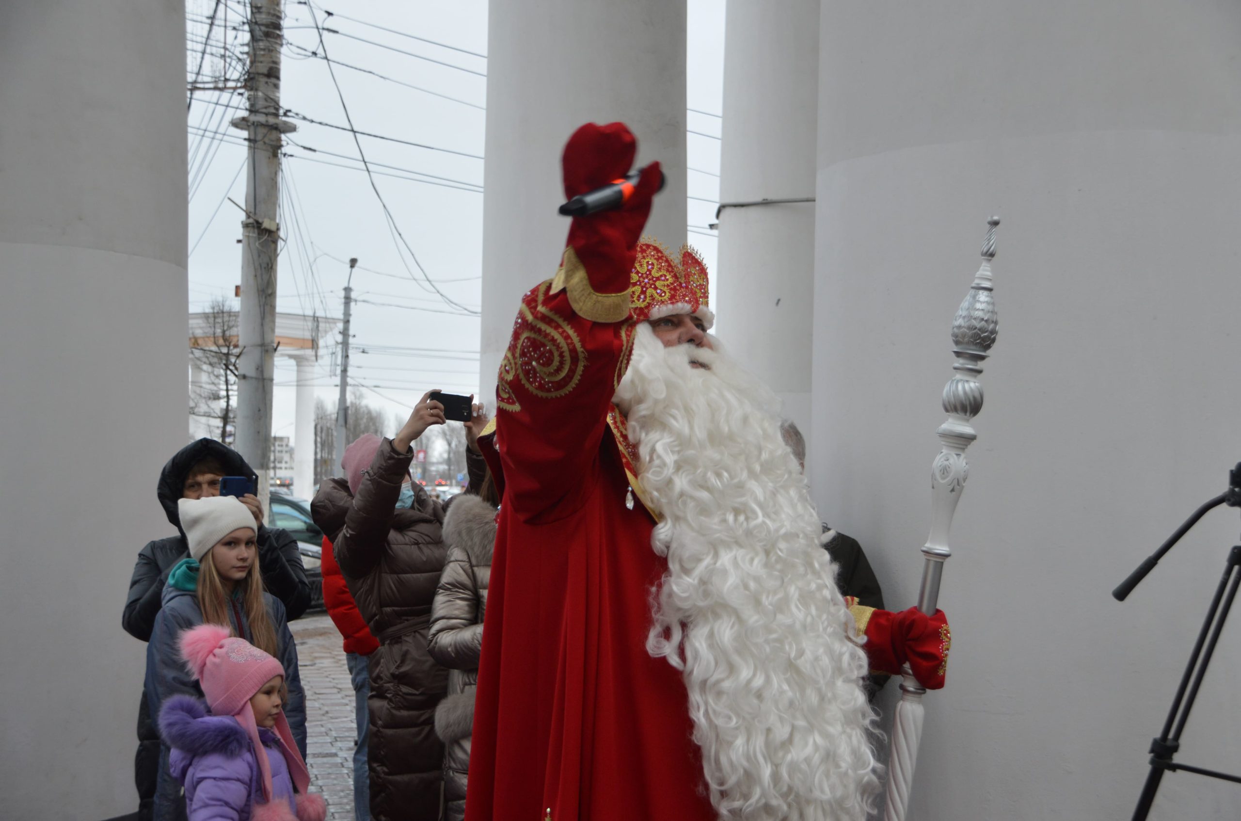 В Твери был замечен настоящий зимний волшебник