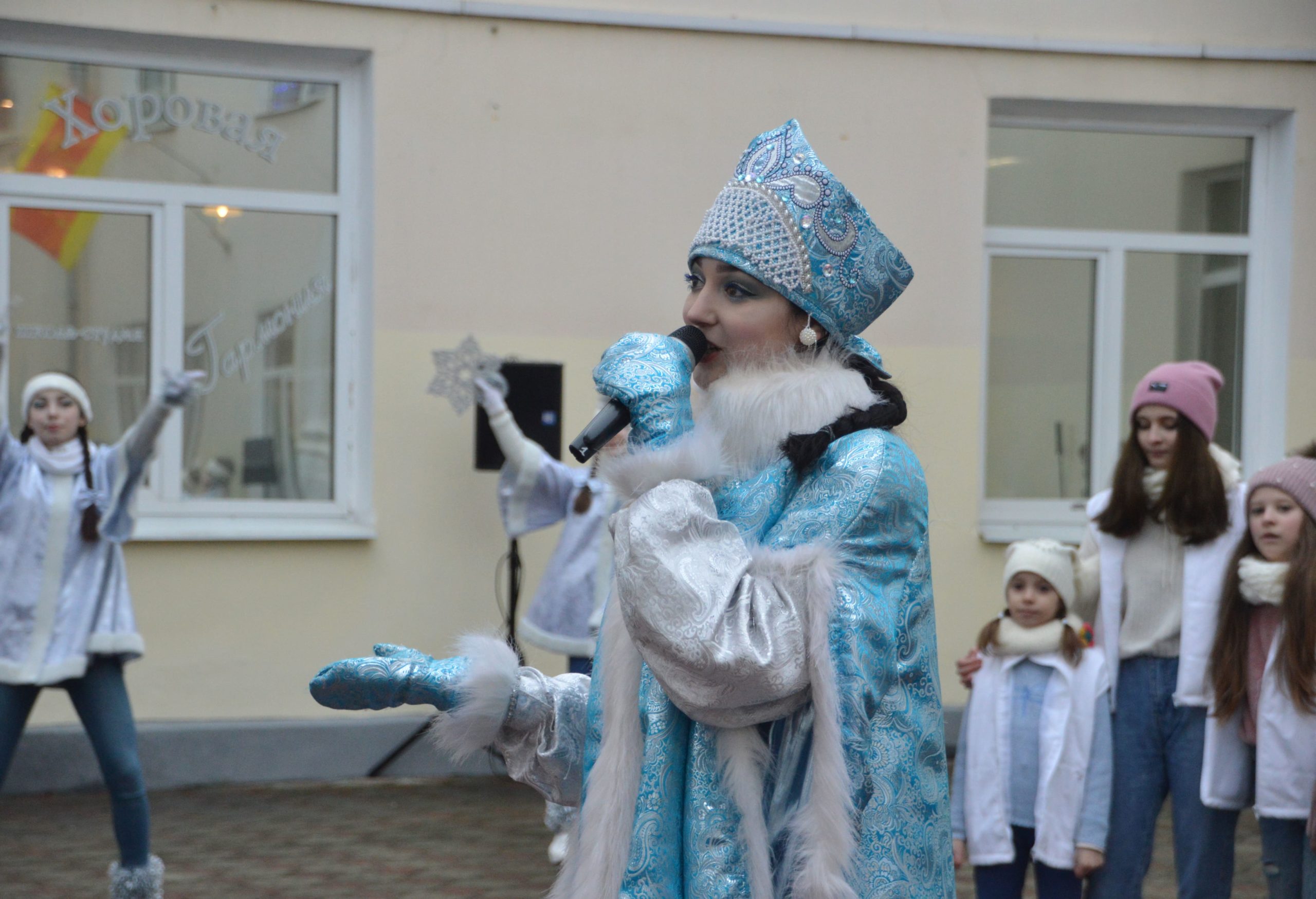 В Твери был замечен настоящий зимний волшебник