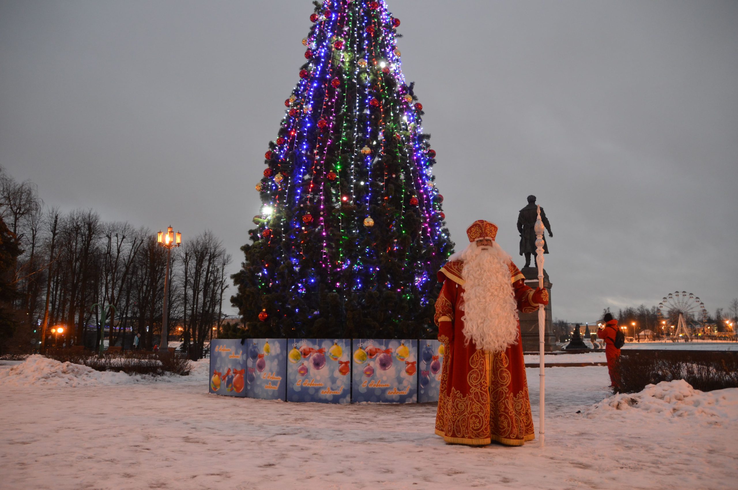В Твери был замечен настоящий зимний волшебник