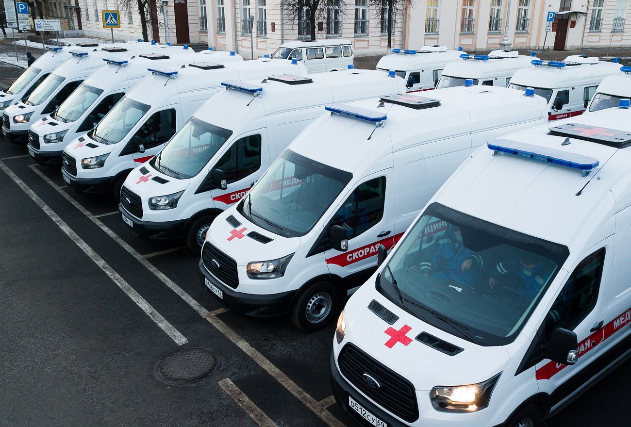 В муниципалитеты Тверской области передали 22 автомобиля скорой помощи В муниципалитеты Тверской области передали 22 автомобиля скорой помощи