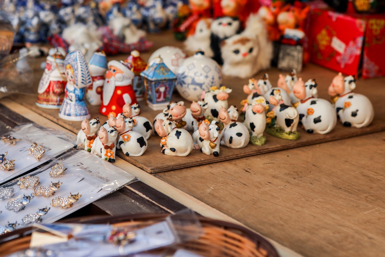 В центре Твери открылась Рождественская ярмарка