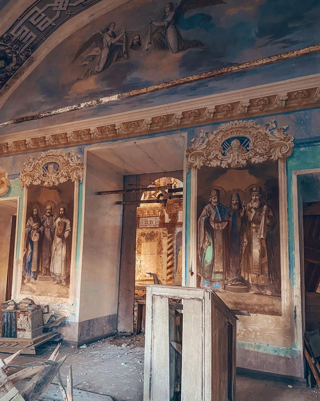 В Тверской области обнаружили одну из лучших росписей храма