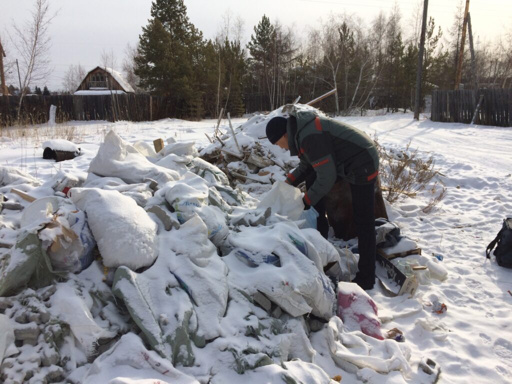 В Тверской области убрали незаконную свалку