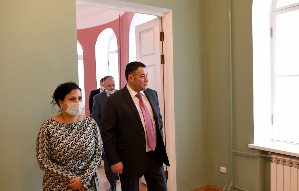 Игорь Руденя проверил реставрационные работы в музее М.Е. Салтыкова-Щедрина в Твери tverlife.ru - новости Твери и Тверской области