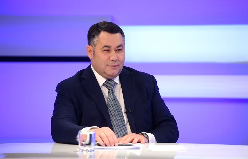 Игорь Руденя ответил на актуальные вопросы в прямом эфире телеканала «Россия 24» Тверь новости твери