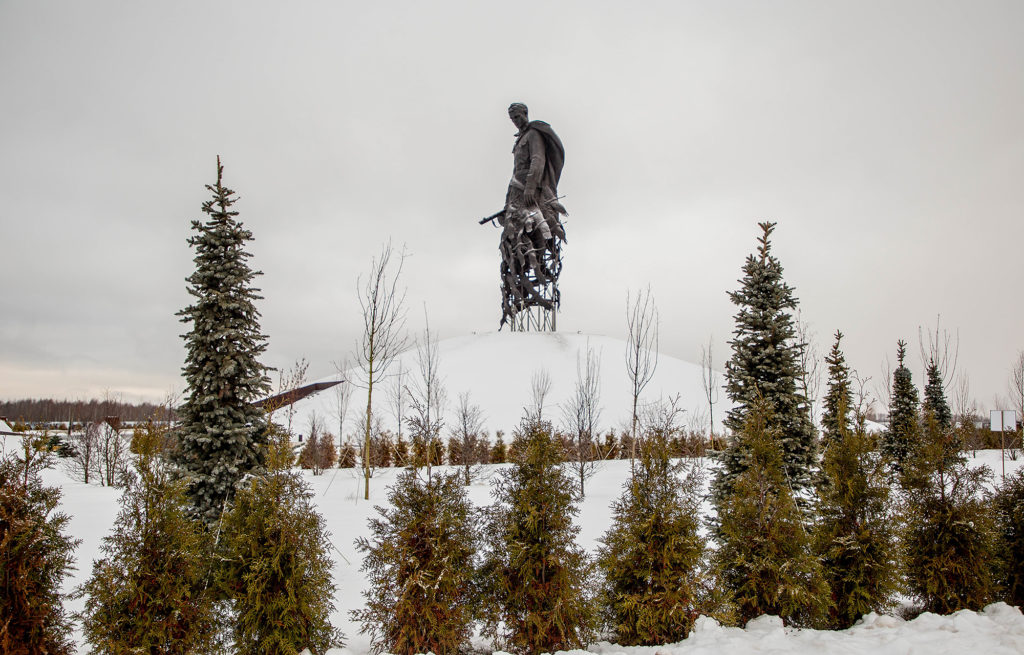 В новогодние праздники Ржевский мемориал стал одним из самых посещаемых мест в Тверской области