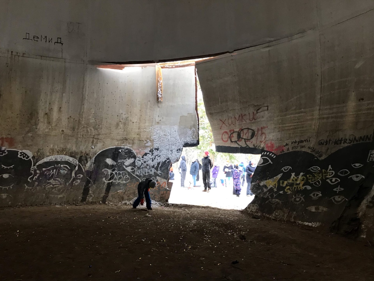 Вандалы ломают мистический шар в Тверской области