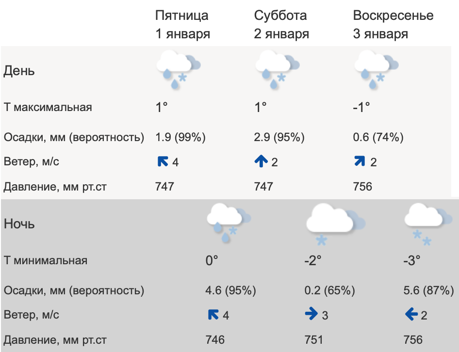 В выходные в Тверской области ожидается серость и слякоть