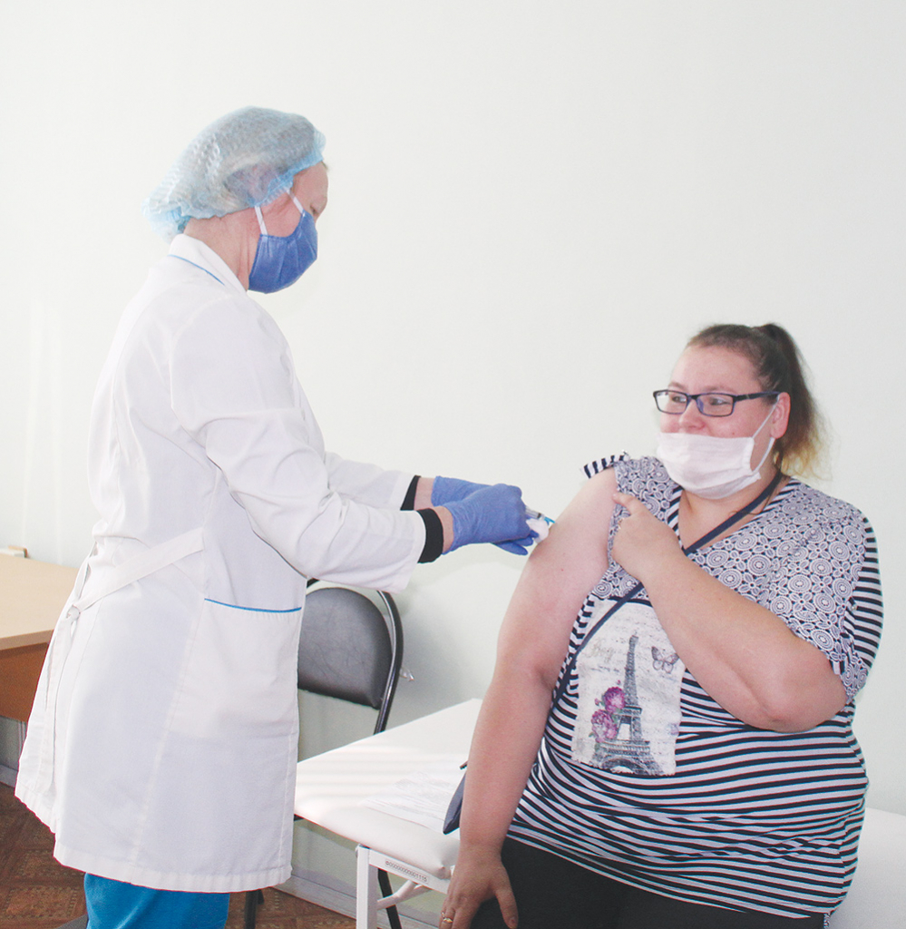 В Жарковском районе продолжается вакцинация В Жарковском районе продолжается вакцинация