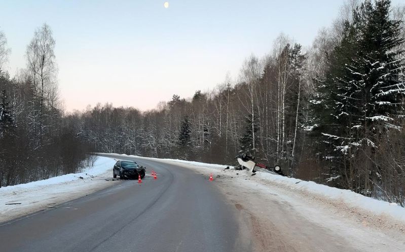 В Тверской области пенсионер на иномарке опрокинул в кювет грузовую «ГАЗель»