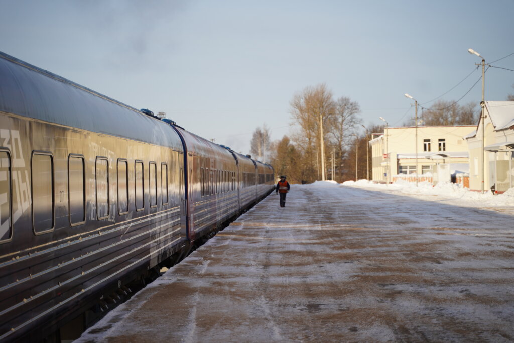 В Ржев в День защитника Отечества прибыл "Поезд Победы"