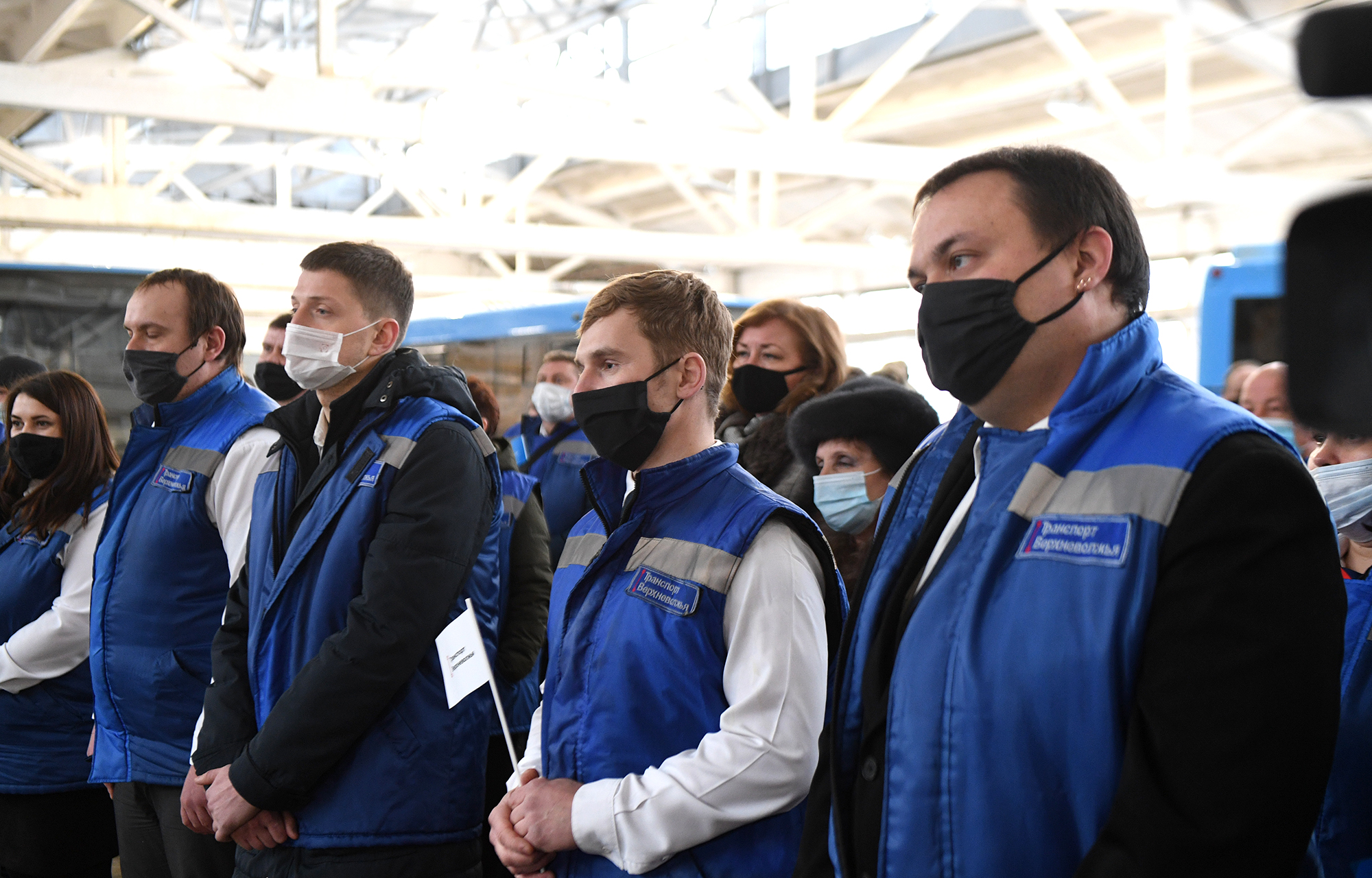 Первый год работы «Транспорта Верхневолжья»: губернатор Игорь Руденя обсудил развитие пассажирских перевозок с коллективом автобусного парка