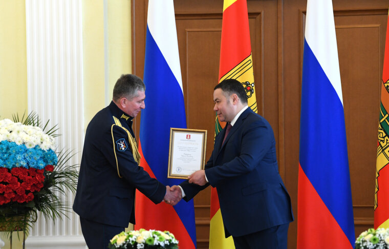 Игорь Руденя вручил государственные награды жителям Тверской области