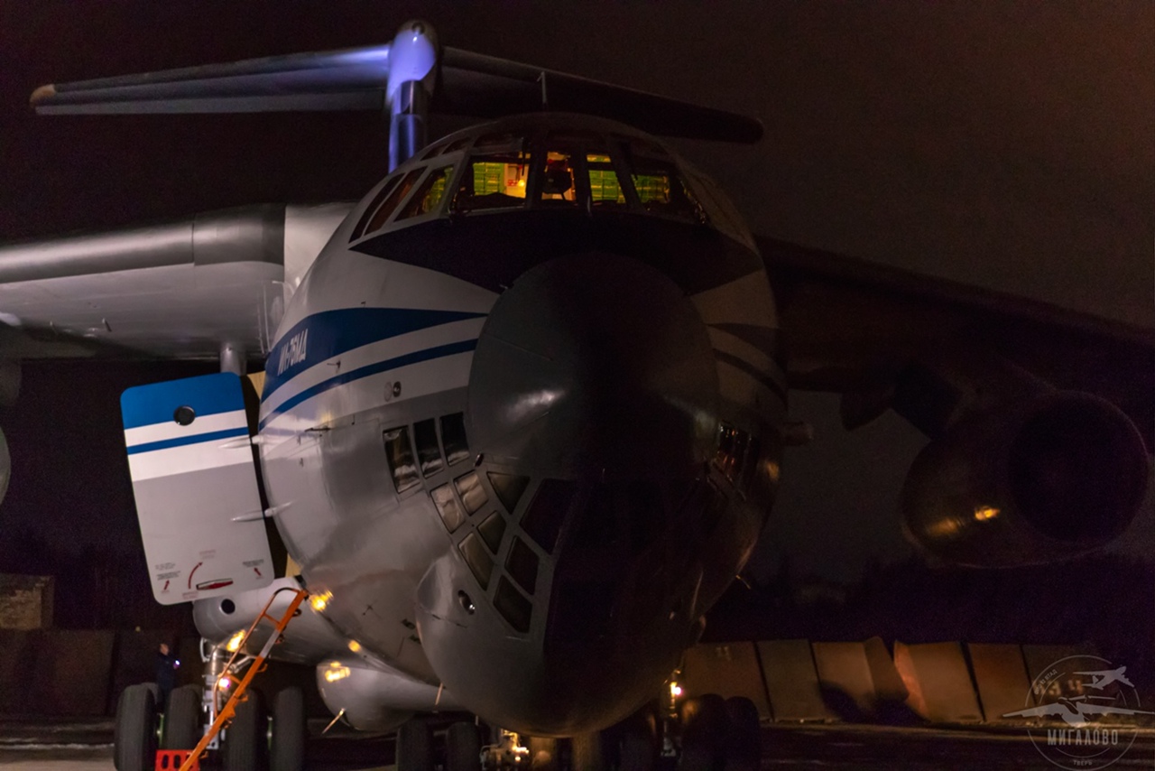 Как выглядит ночная Тверь из кабины пилота