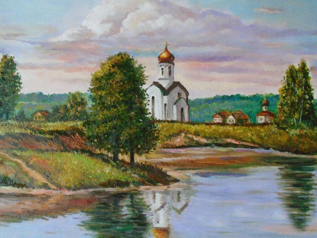 В Тверской библиотеке имени Герцена проходит выставка живописи Надежды Сорокиной «Мир глазами Женщины» культурная новость города