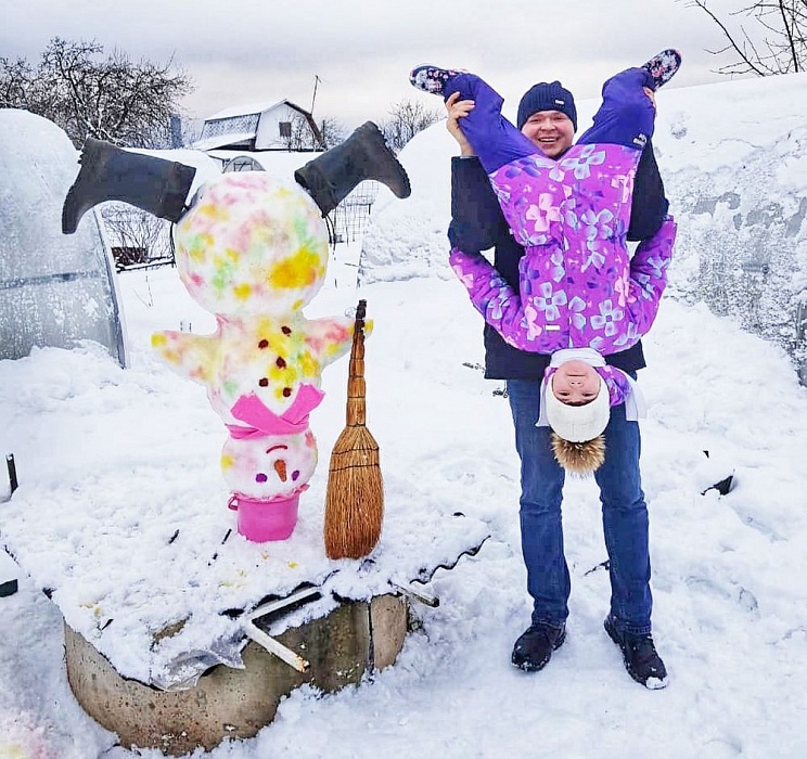 112 снеговиков слепили жители Конаково для участия в конкурсе