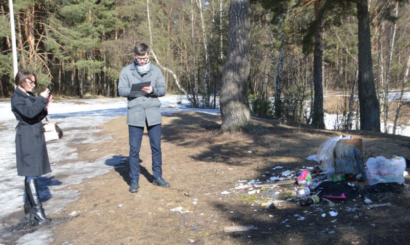 По борьбе с навалами мусора в тверских рощах проходят рейды