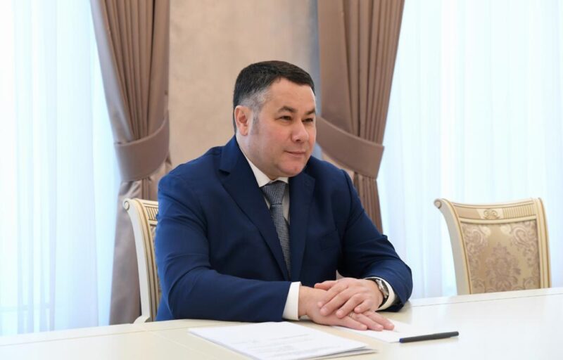 Игорь Руденя и Владимир Васильев обсудили вопросы развития Тверской области