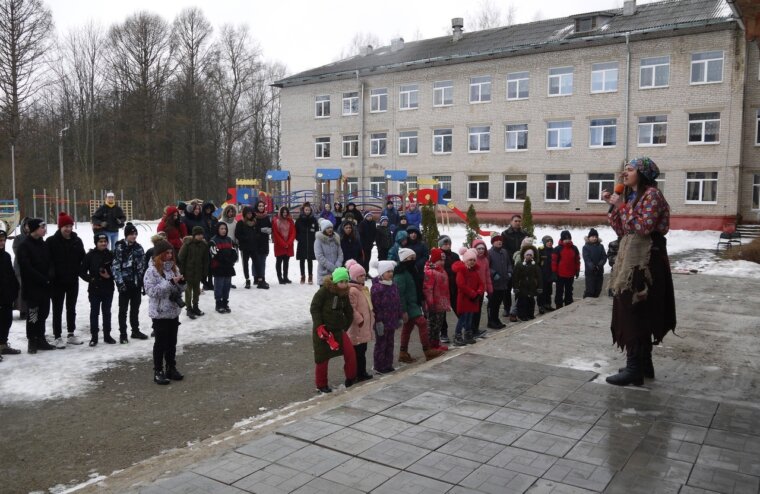 Празднование Масленицы прошло в медновском интернате
