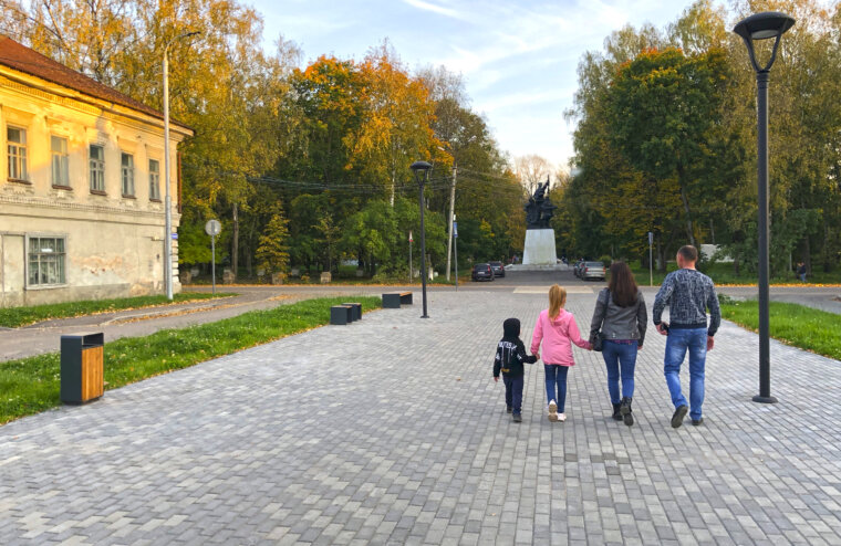 В Осташкове три пешеходные зоны претендуют на благоустройство в 2022 году
