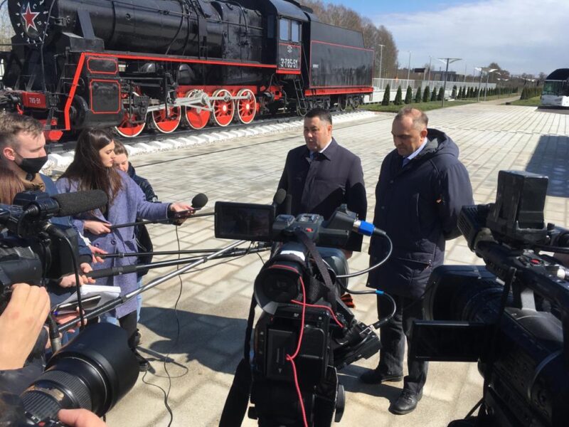 Губернатор оценил уровень готовности к открытию новой железнодорожной станции "Ржевский мемориал"
