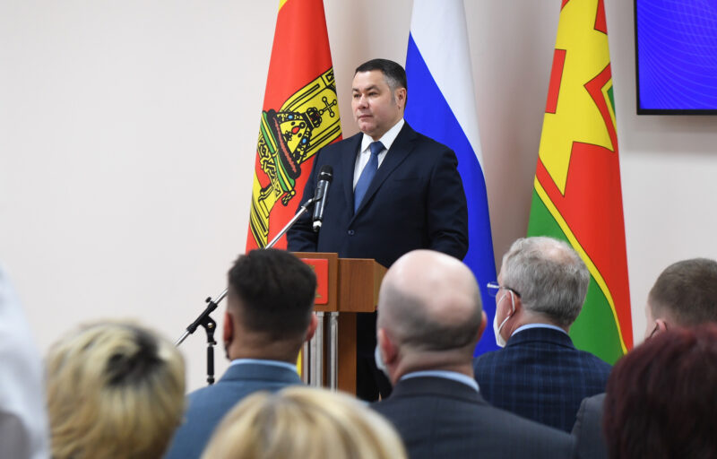 Игорь Руденя обсудил развитие Лихославльского района с местными жителями