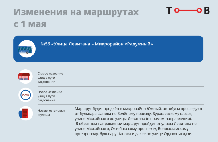 С 1 мая в Твери появятся новые остановки общественного транспорта