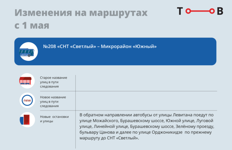 С 1 мая в Твери появятся новые остановки общественного транспорта