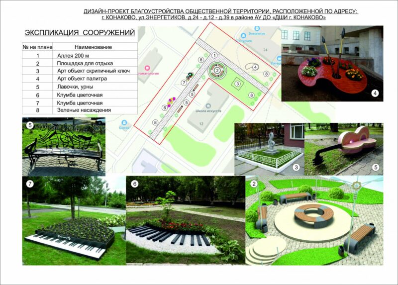 Два проекта представят на голосование жителям Конаково Тверской области для выбора объектов благоустройства в 2022 году