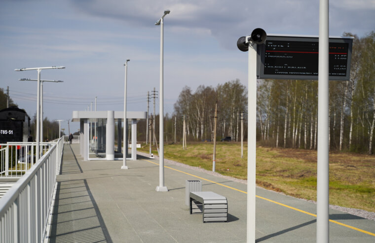 В Тверской области на новую станции «Ржевский мемориал» прибыла первая «Ласточку» из Москвы