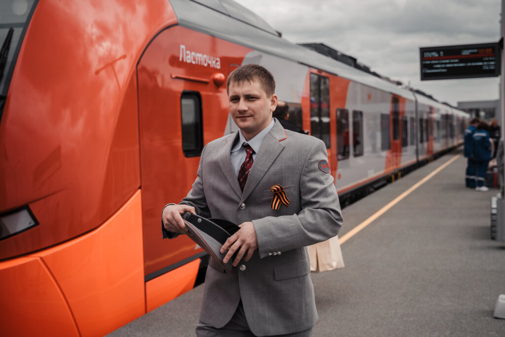 В Тверской области на новую станции «Ржевский мемориал» прибыла первая «Ласточку» из Москвы