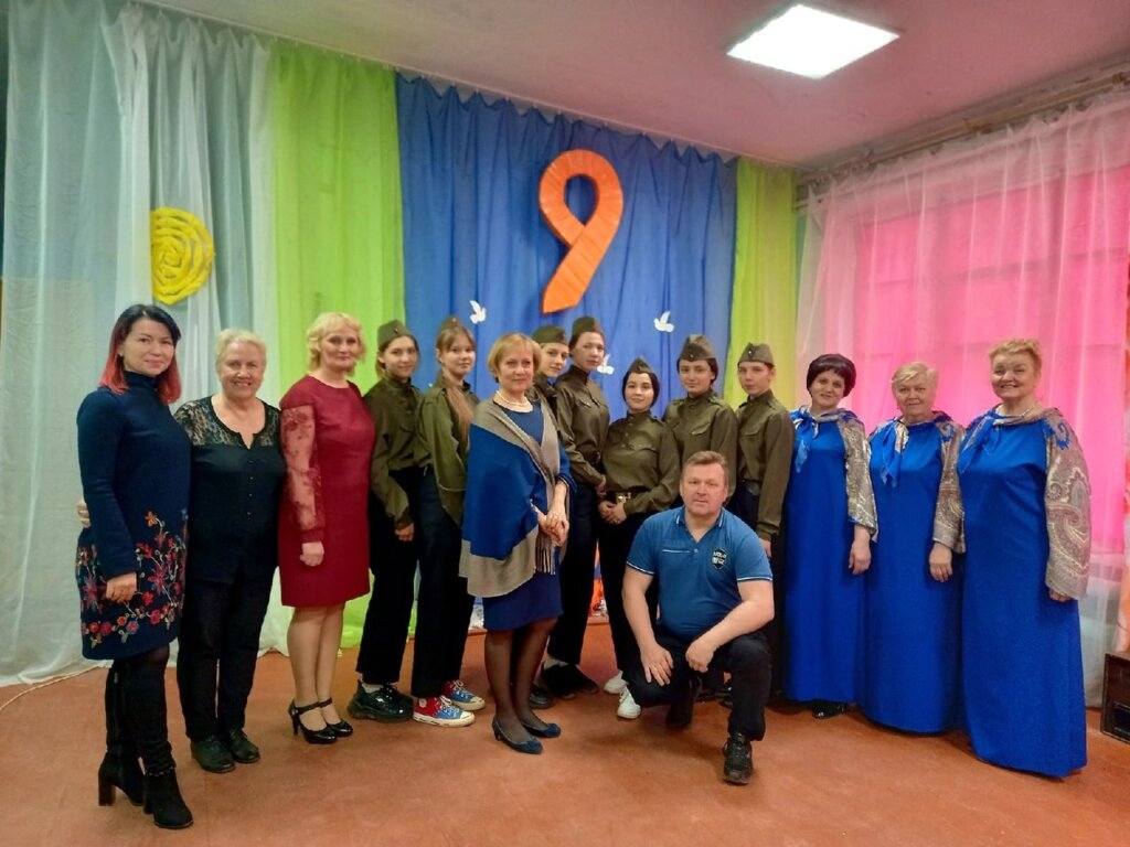 В Лихославльском округе пели и танцевали в честь 9 Мая