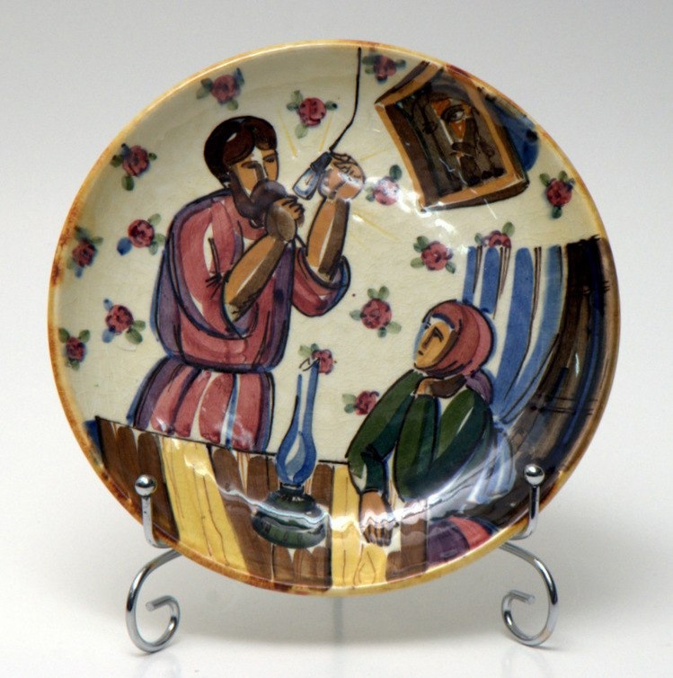 Тарелки - произведения искусства - ещё можно увидеть в Тверском императорском дворце