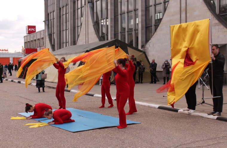 На железнодорожном вокзале Твери отметили праздник Великой Победы
