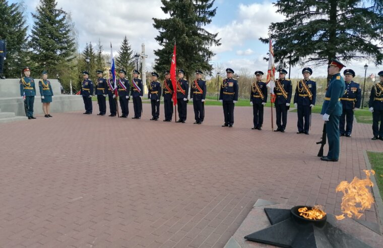 Торжественное мероприятие в честь 76-ой годовщины Великой Победы прошло у стелы «Ржев – город воинской славы»