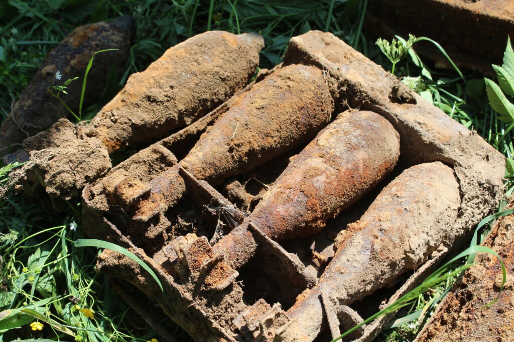 В Нелидово было найдено и уничтожено более сотни снарядов времен Великой Отечественной войны