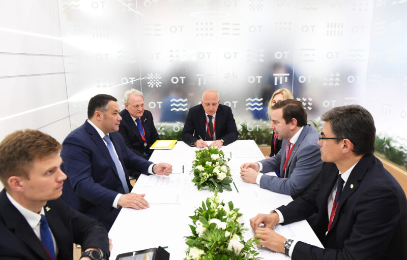 На ПМЭФ-2021 подтверждены намерения о дальнейшем развитии в Тверской области проектов компании «Шелл» На ПМЭФ-2021 подтверждены намерения о дальнейшем развитии в Тверской области проектов компании «Шелл»
