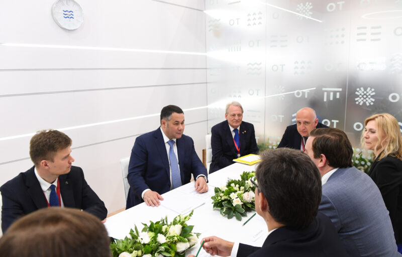 На ПМЭФ-2021 подтверждены намерения о дальнейшем развитии в Тверской области проектов компании «Шелл»