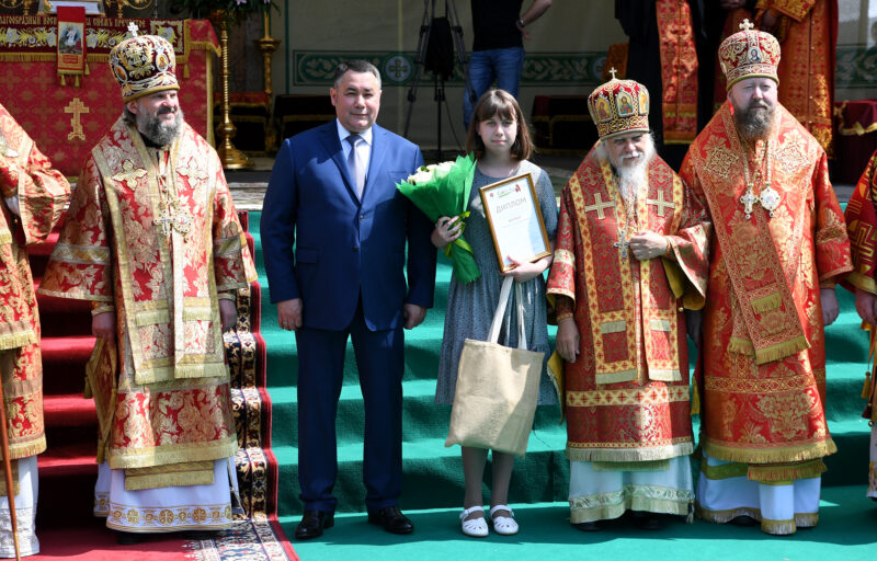 На торжества в честь 500-летия обретения мощей Макария Калязинского прибыл Игорь Руденя