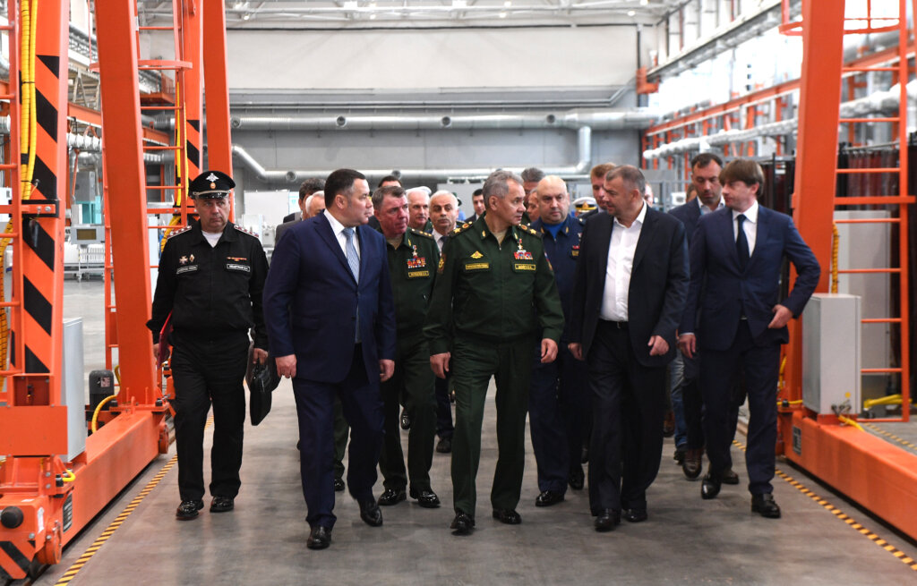 Сергей Шойгу и Игорь Руденя осмотрели потенциал площадок Промтехнопарка КСК в Твери