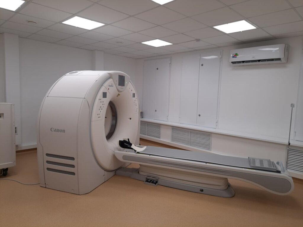 В Ржевской ЦРБ завершился ремонт кабинета компьютерной томографии