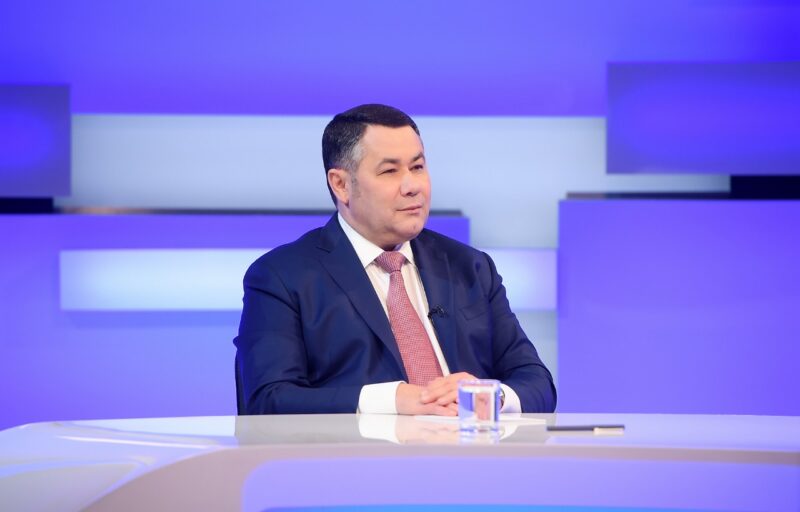 Игорь Руденя ответит на актуальные вопросы в прямом эфире телеканала «Россия 24» Тверь Губернатор в прямом эфире расскажет о ситуации в Тверской области